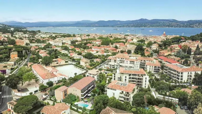 vue axonométrique d'insertion d'un bâtiment à Saint-Tropez