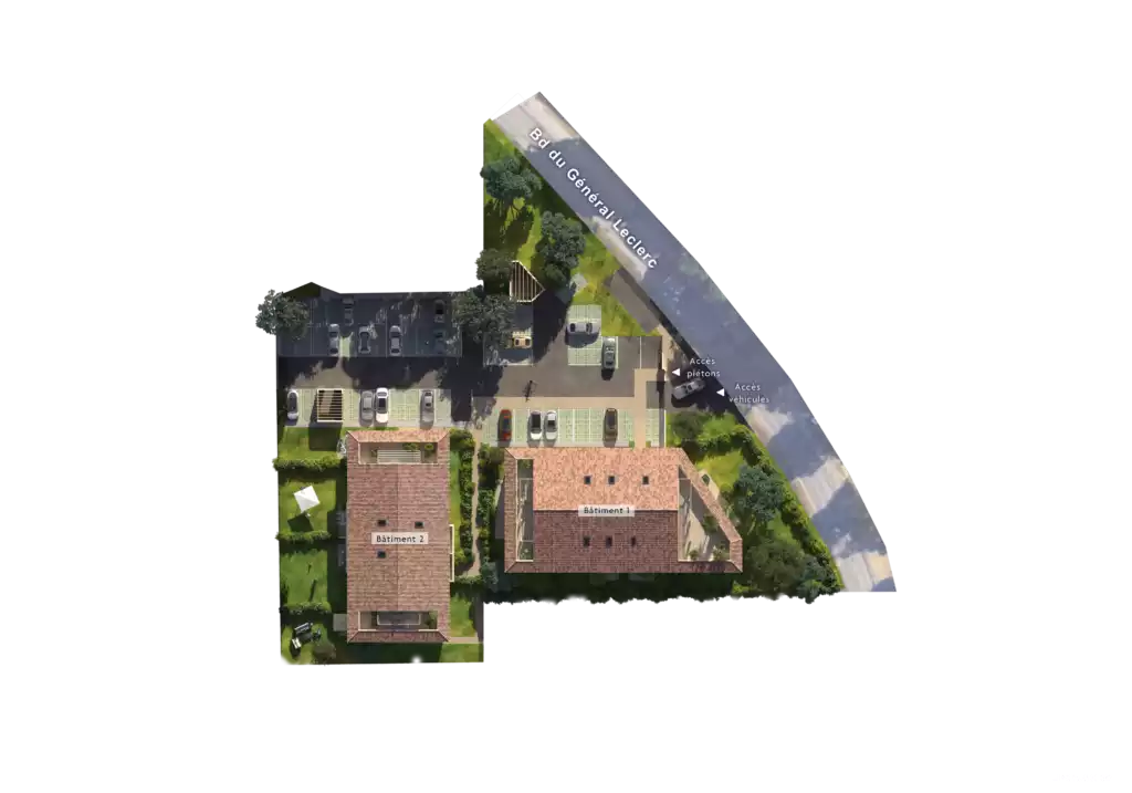 Communication autour du programme immobilier, ensemble de visuels 3D sur mesure
