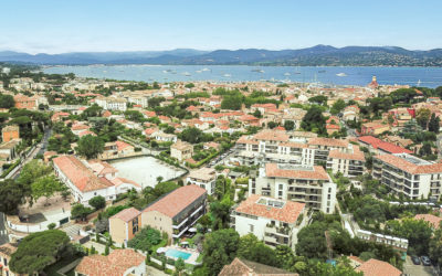 vue axonométrique d'insertion d'un bâtiment à Saint-Tropez