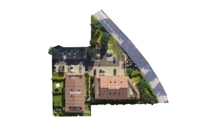 Communication autour du programme immobilier, ensemble de visuels 3D sur mesure