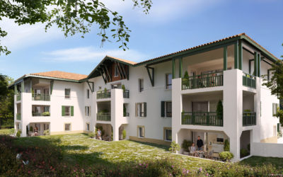 Résidence L'intemporelle, architecture basco-landaise, constitué de 20 logements