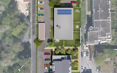 Résidence urbaine moderne qui harmonise une architecture soignée avec des espaces généreux et fonctionnels, conception par Epsilon 3D